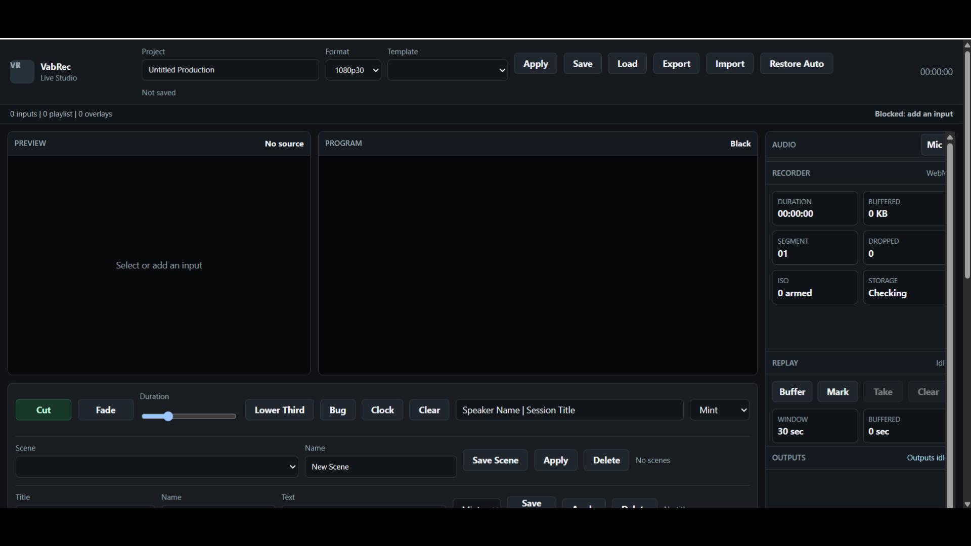VabRec professional screen recording software preview